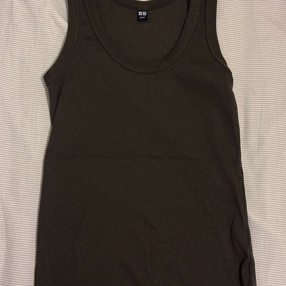 Uniqlo Olive Green Tank Top